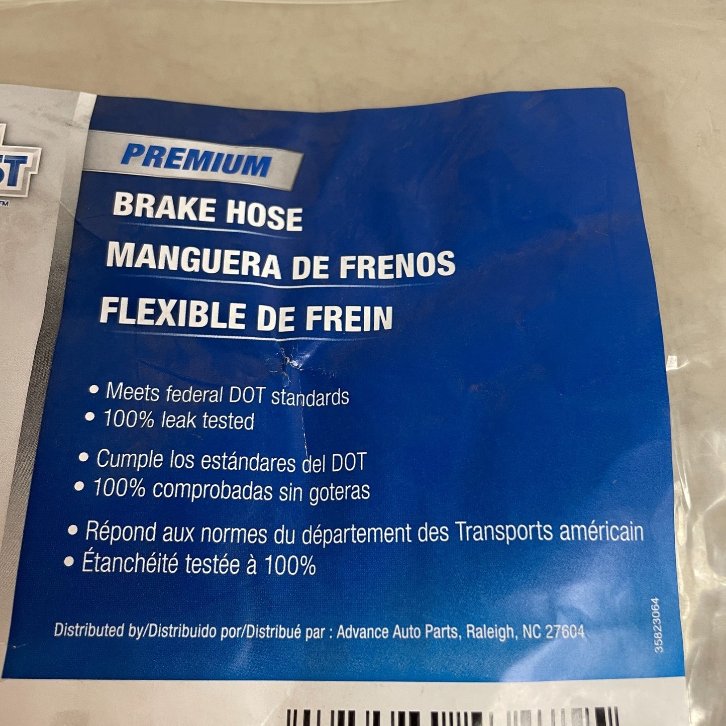 Carquest Wearever BHA38002 Premium Brake Hose Assembly with Banjo End Fittings