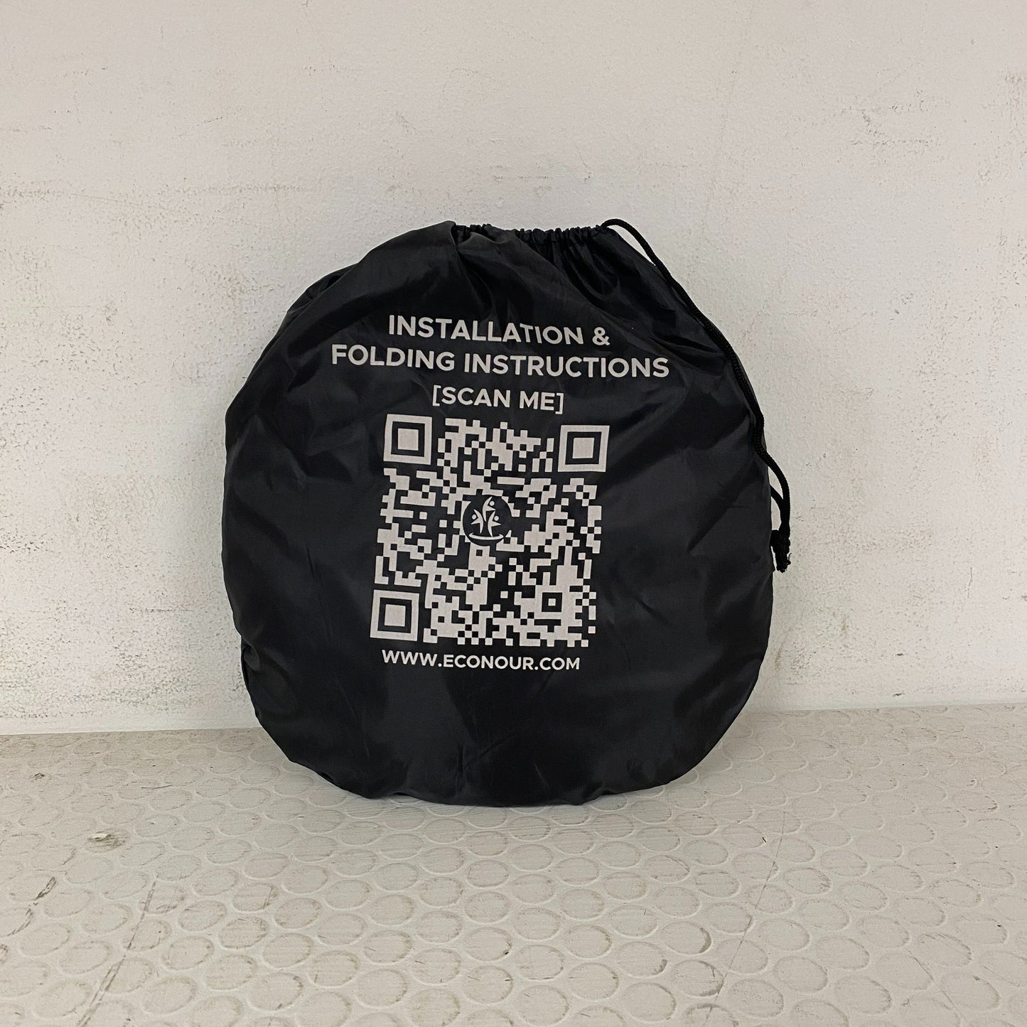 EcoNour Car Windshield Sun Shade Medium 64"x32" UV Heat Block for SUV Truck