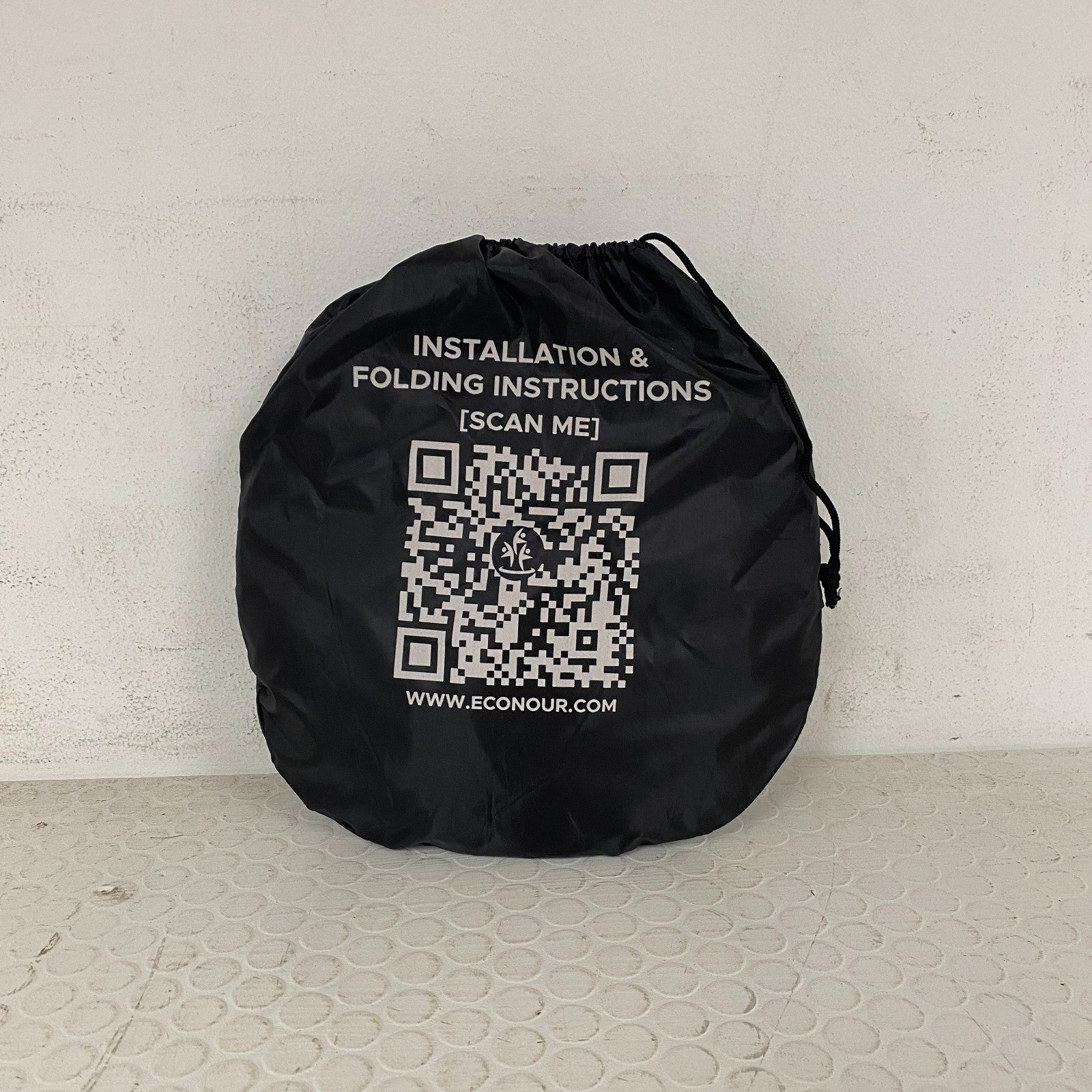 EcoNour Car Windshield Sun Shade Medium 64"x32" UV Heat Block for SUV Truck