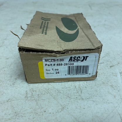 Ascot MC-Series 1.00 Oz. Zinc Wheel Weight (25/Box) 488-28100