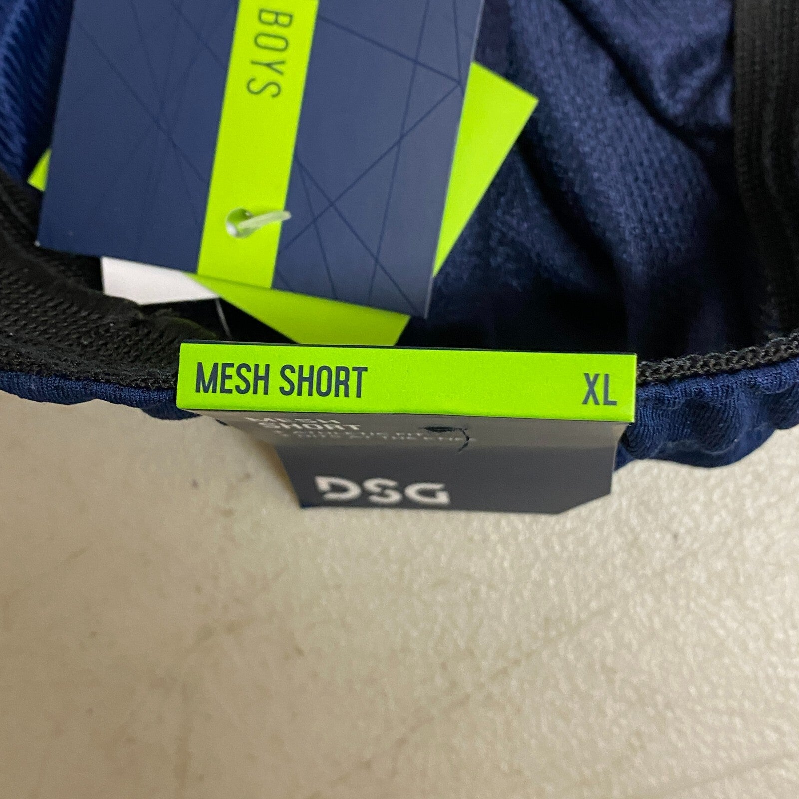 DSG Boys' Mesh Training Shorts University Navy DAB69108