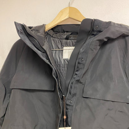 Calia Women's Hooded Parka Rocky Pure Black WAX36039 warm winter long jacket
