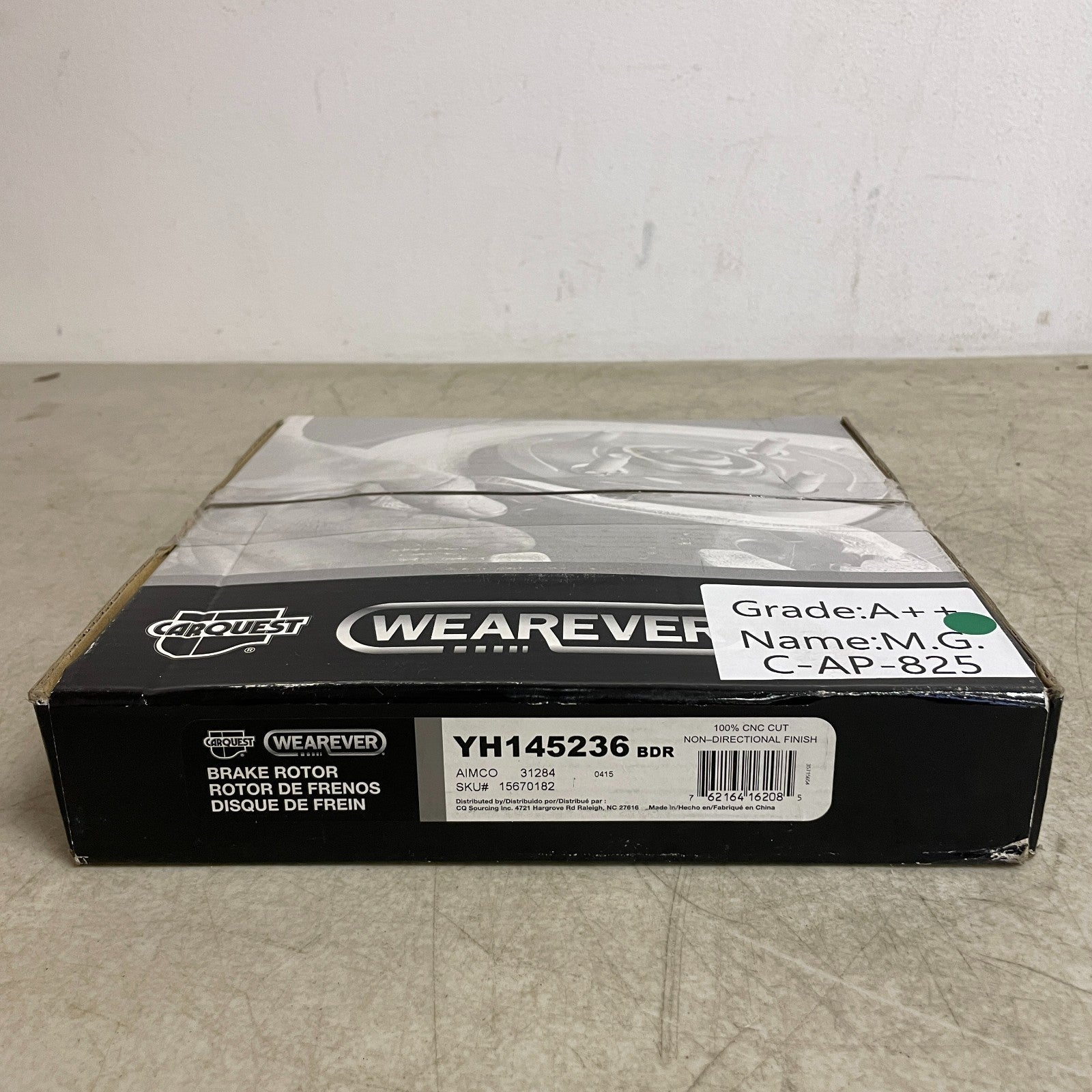 Carquest Premium Vented Brake Rotor BDR YH145236