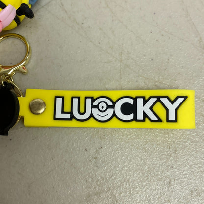 Assorted Silicone Despicable Me Minions Keychain Pig Minion Accessory