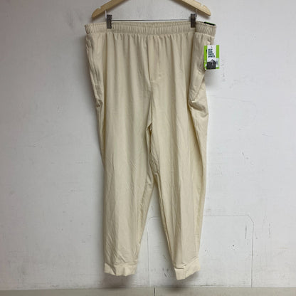 DSG Men's Training Agility Woven Jogger Athletic Fit Elastic Waist Light Sand