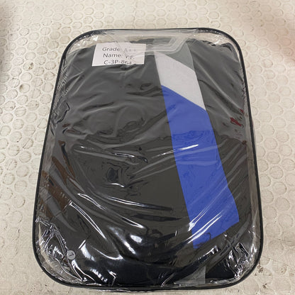 FH Group Flat Cloth Full Set Seat Covers Blue Universal Fit Washable Car Truck