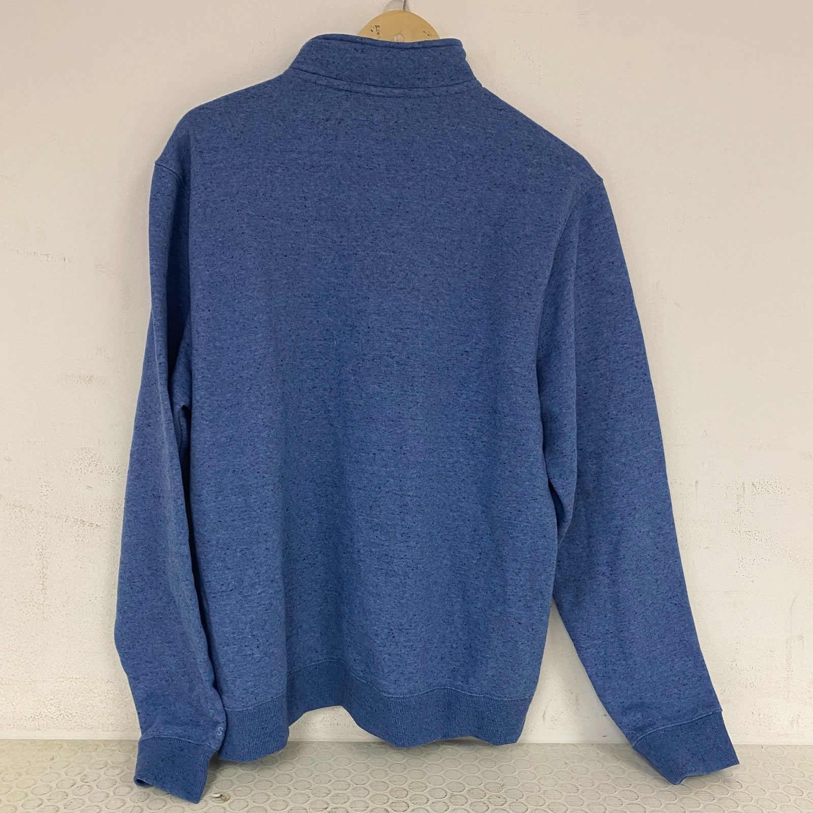 DSG Menâs Sport Fleece 1/4 Zip Pullover Empire Blue Heather DAM22402H Athletic