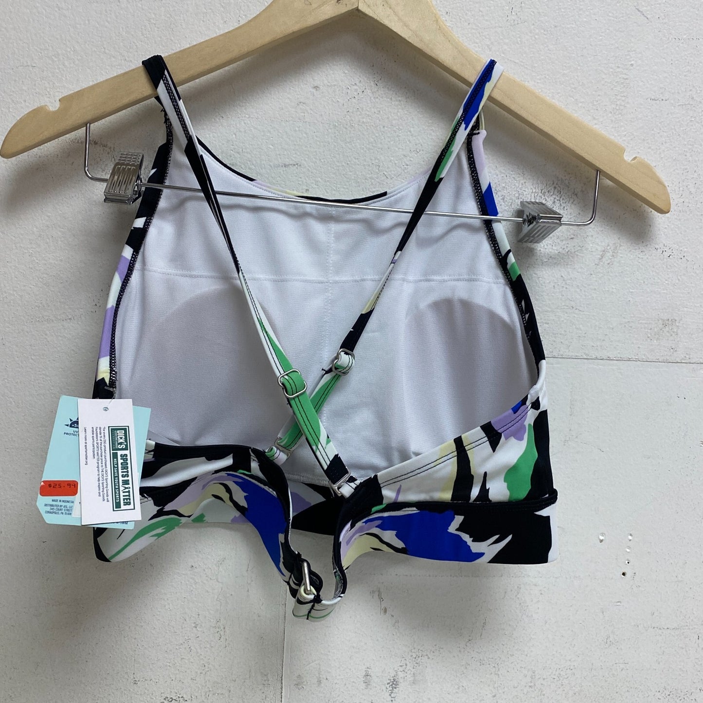 DSG Women's Swim Spaghetti Straps May Top Rush Floral Multicolor DSW2697PRT