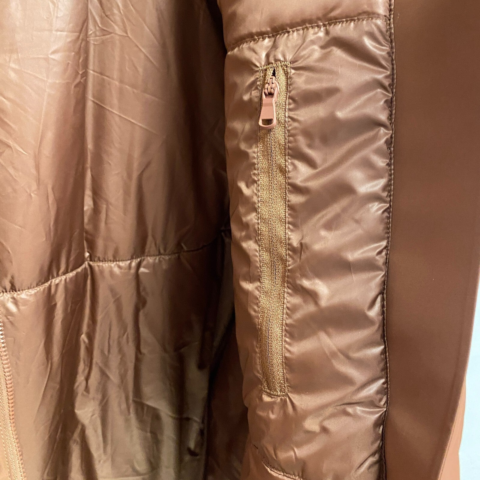 Calia Women's Hooded Parka Rocky Mountain Brown WAX36039 Waterproof Warm
