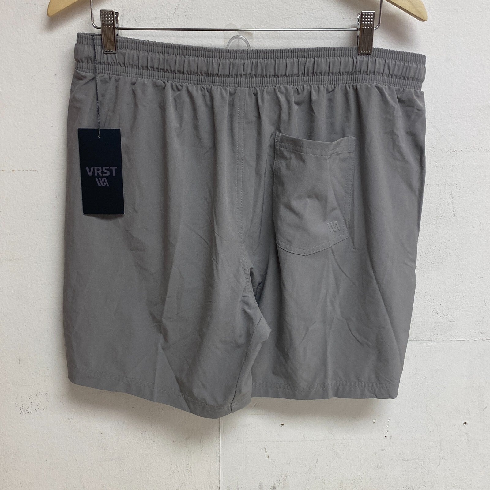 VRST  7" All-In Boxer Brief Lined Athletic Shorts Silver Shadow MAX100430