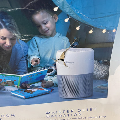 Bionaire CleanAir Mini True HEPA Air Purifier  Up to 450 sq ft White BAP9360W