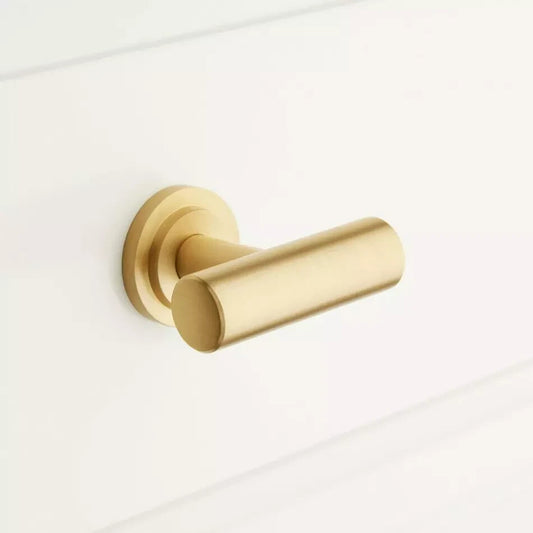 Signature Hardware 1 -3/4" Colmar Brass T Knob - Satin Brass