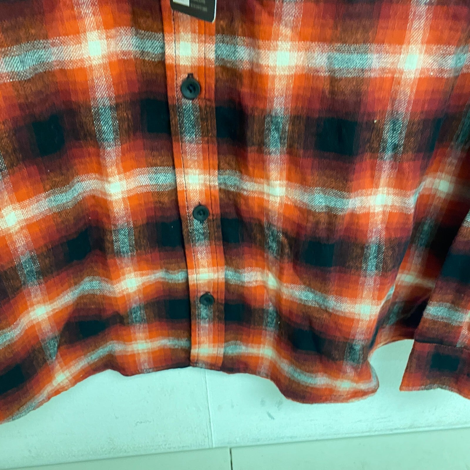 Alpine Design Men's AD M Brushed Flannel Long Sleeves Red Hickory Plaid ADM23300