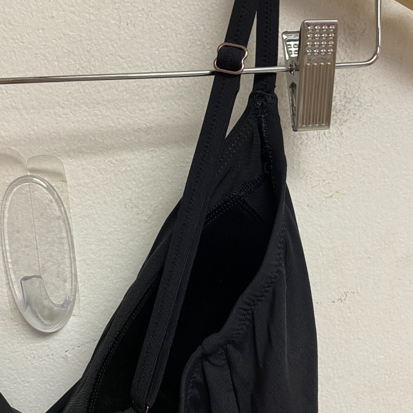 Calia Women's Tie Front One Piece Swim Suit Pure Black WSA22101