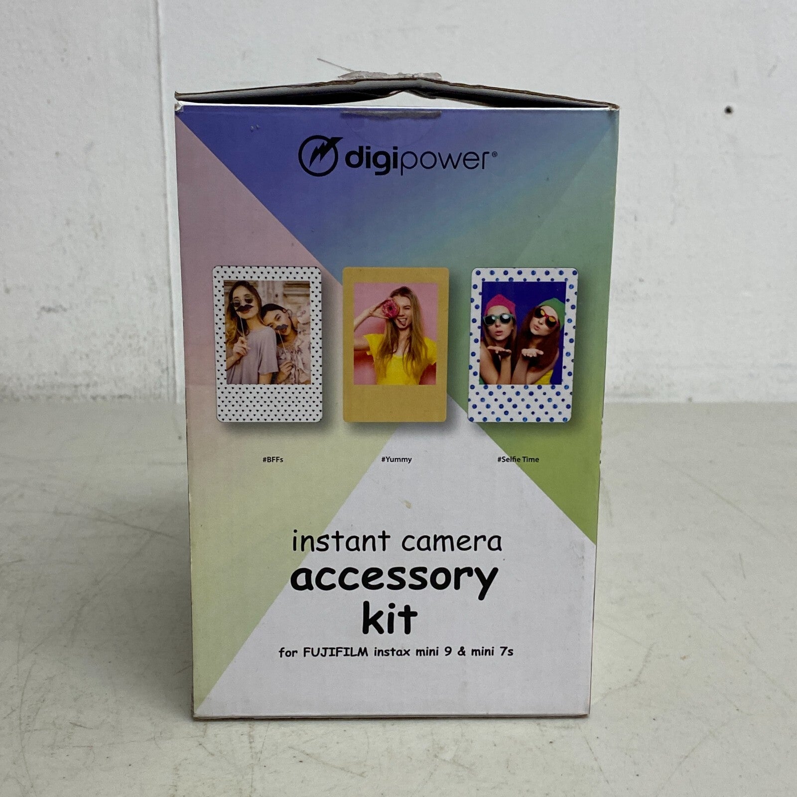 DigiPower Instant Camera Accessory Kit for Fujifilm instax mini 9 & 7s, White