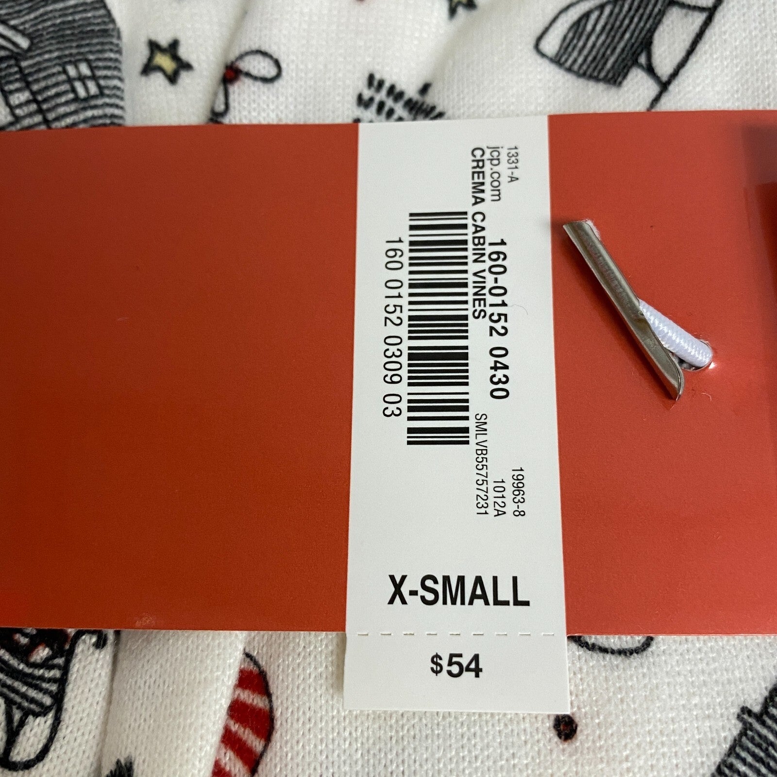 Arizona Body Women's 2-Piece Sleep Set Size XS Color: Crema Cabin Vibes White