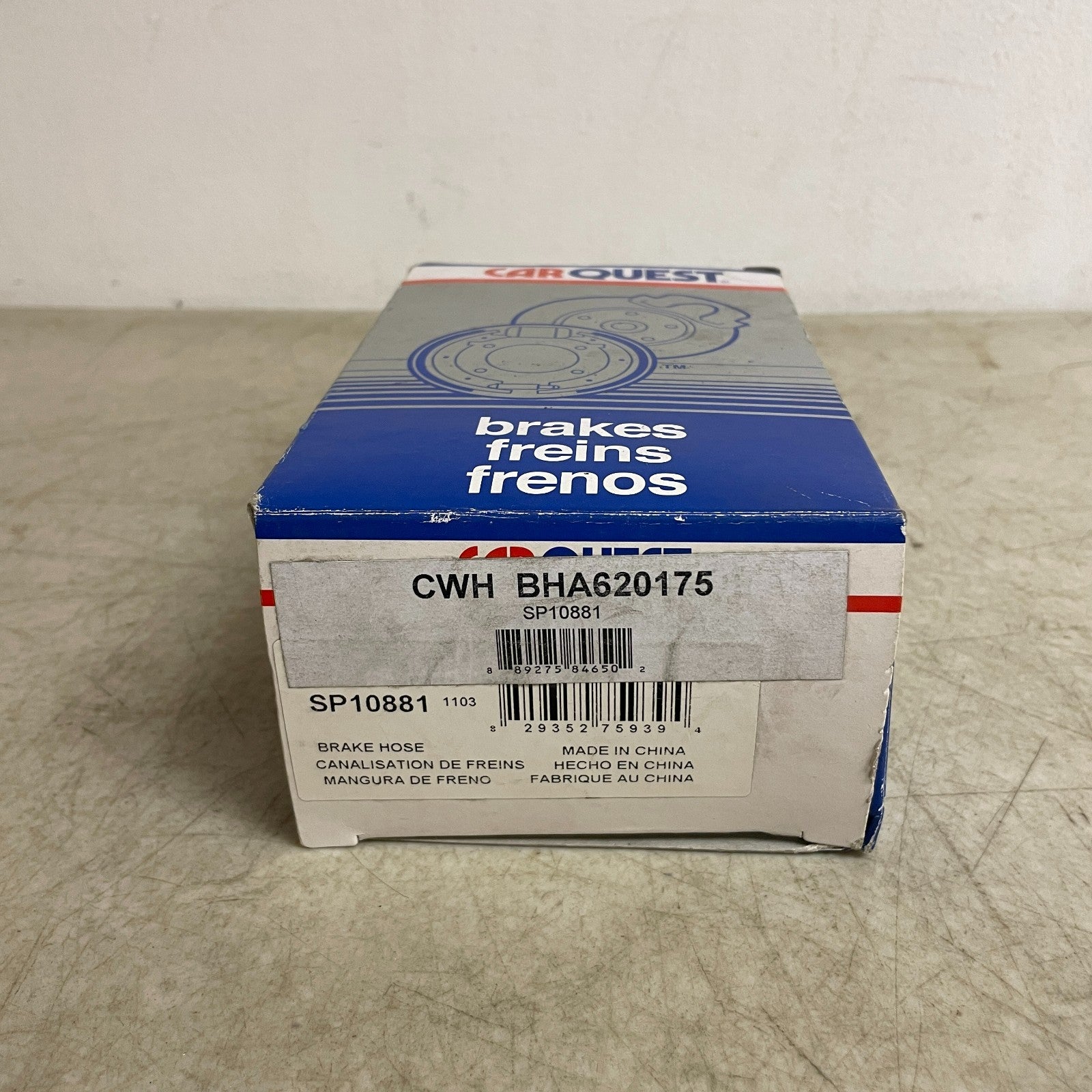 Carquest Wearever Brake Hydraulic Hose w/ Gaskets 19.9" Length BHA620175