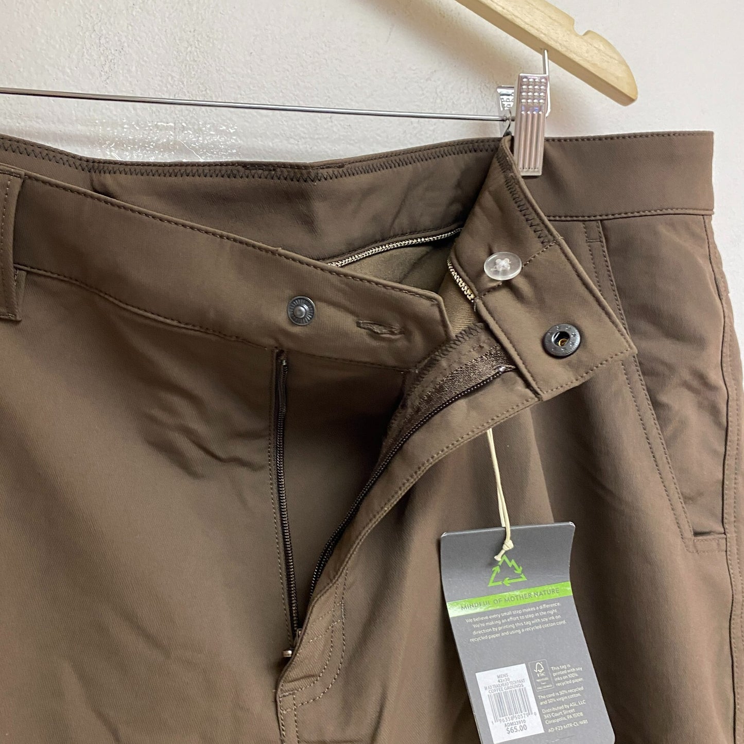 Alpine Design Men's M AD Trailhead Tech Pant Coffee Grounds ADM23910
