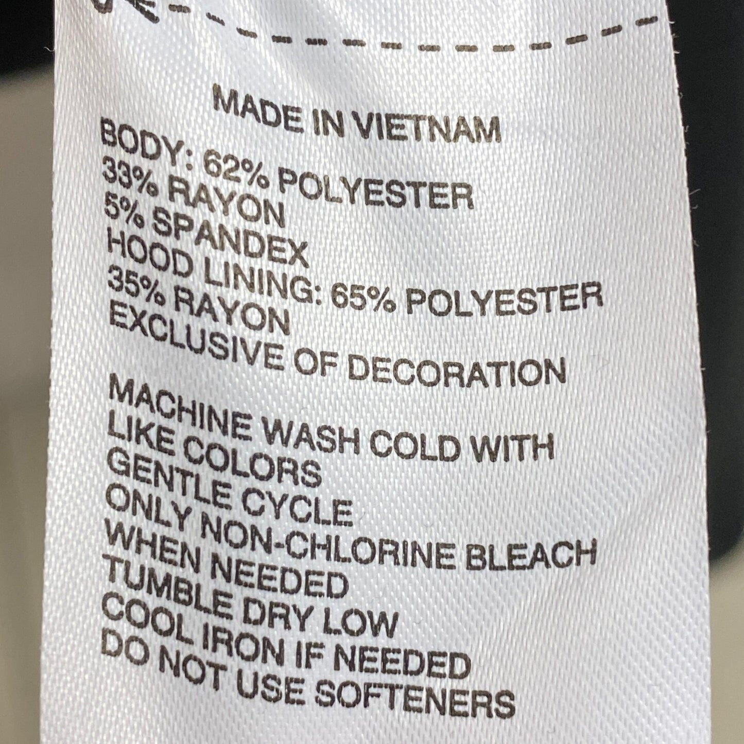 DSG Womens So Soft Full Zip Hoodie Pure Black Solid Long Sleeve DAW23407