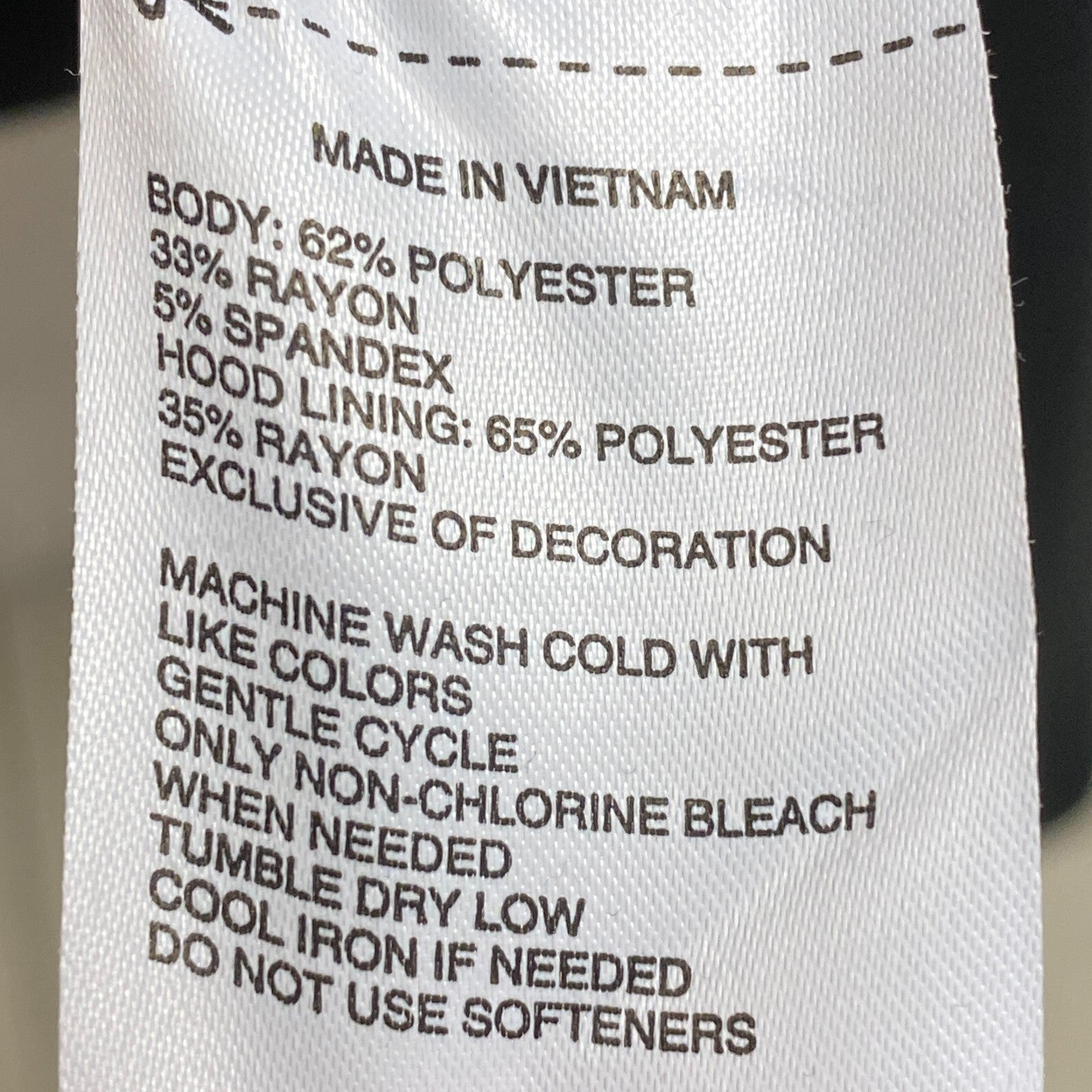 DSG Womens So Soft Full Zip Hoodie Pure Black Solid Long Sleeve DAW23407