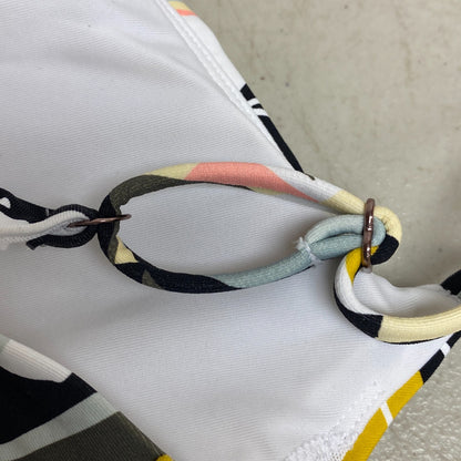 Calia Women's Tie Back Low Support Floral Bikini Top Multicolor Palm WSA23200PRT