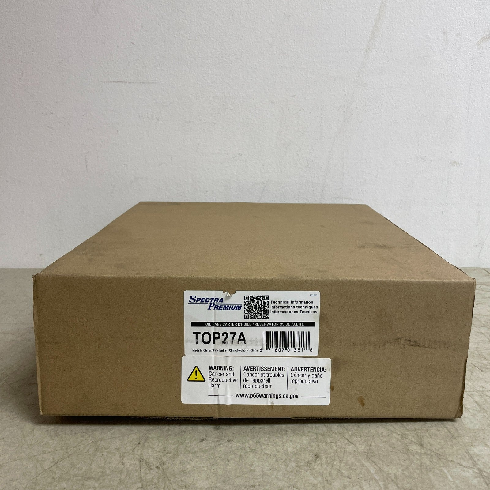 Spectra Premium Oil Pan 4.1 L M12×1.25 Drain Plug Toyota Lexus 2.4L TOP27A