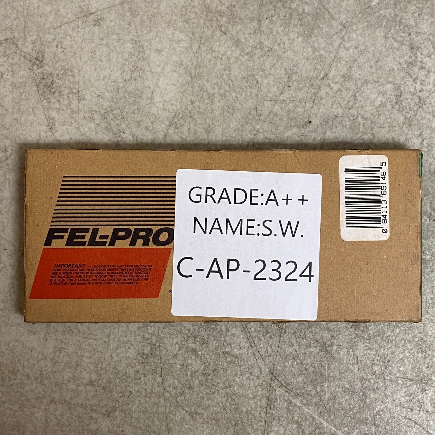 Fel-Pro TCS45872 Camshaft Seal Set 1988-1990 Isuzu 2.3L 2.6L Trooper Amigo
