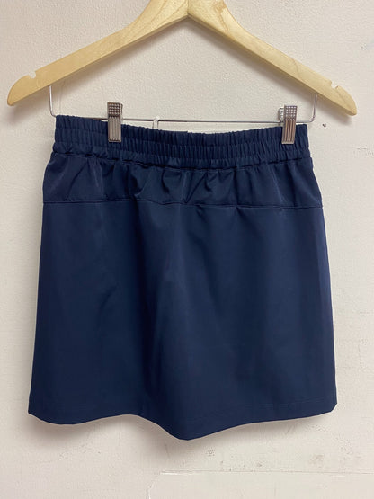 DSG Walter Hagen Women's 16â Perforated Golf Skort Navy Blue Polyester Spandex