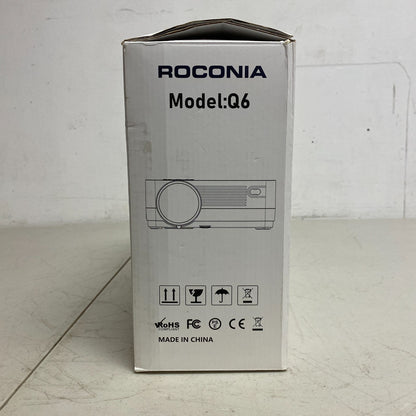 Roconia 150" Class FHD (1080p) LED Projector Movie Video Home Theater w/ Screen"