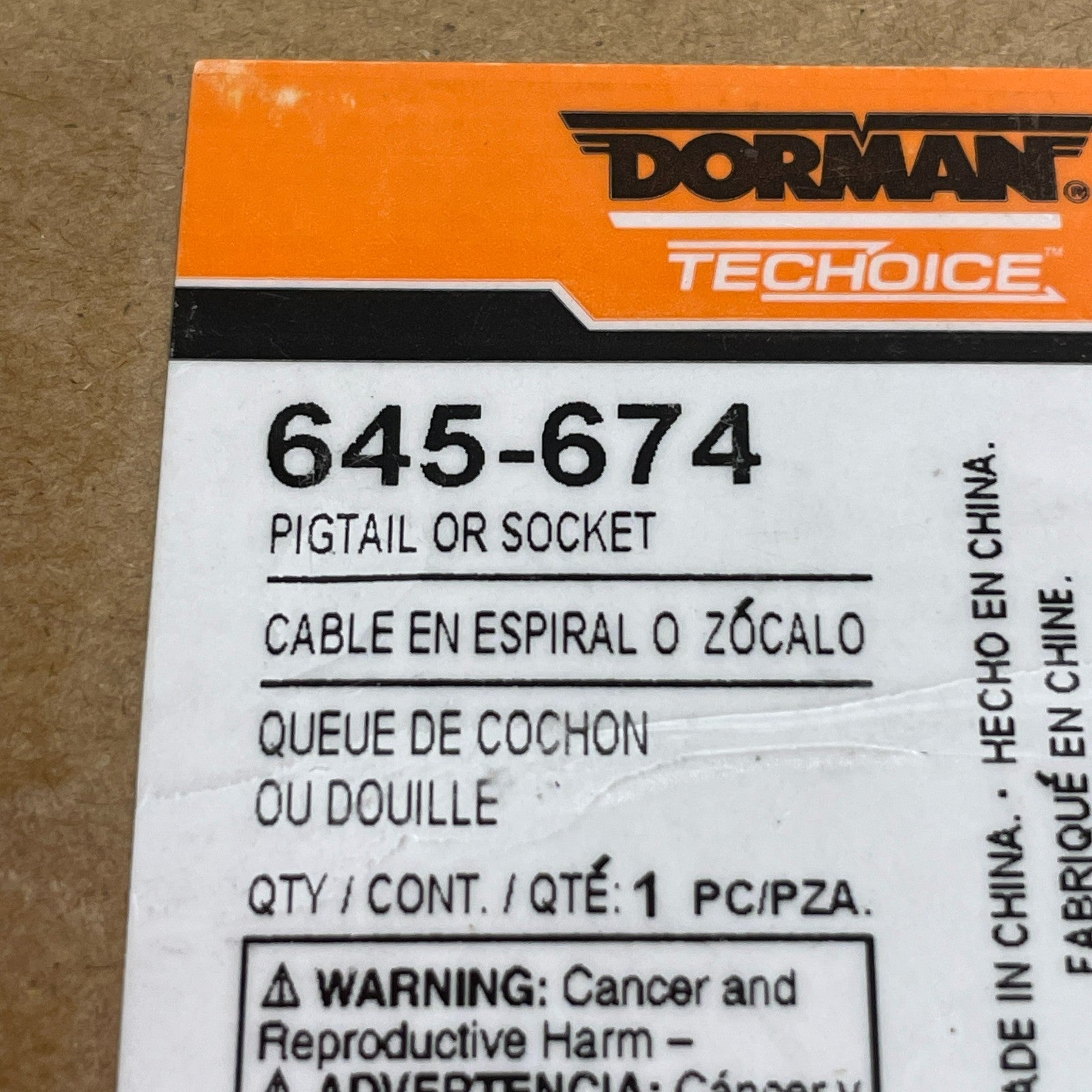 Dorman 645-674 Front Turn Signal Light Socket for Select Suzuki Models