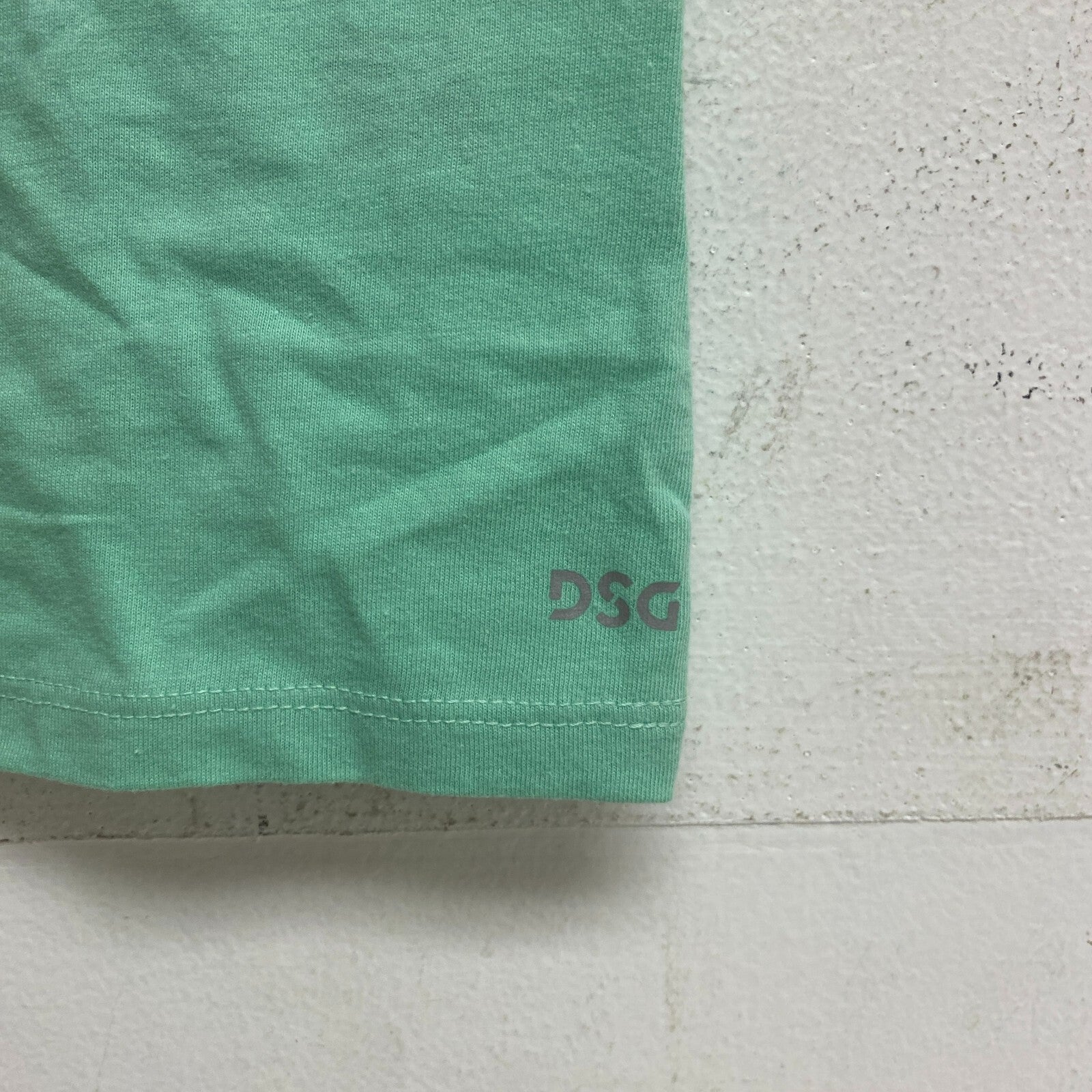 DSG Boys' Solid Cotton Graphic Tee Shirt Cool Mint Beachside Court DAB21108