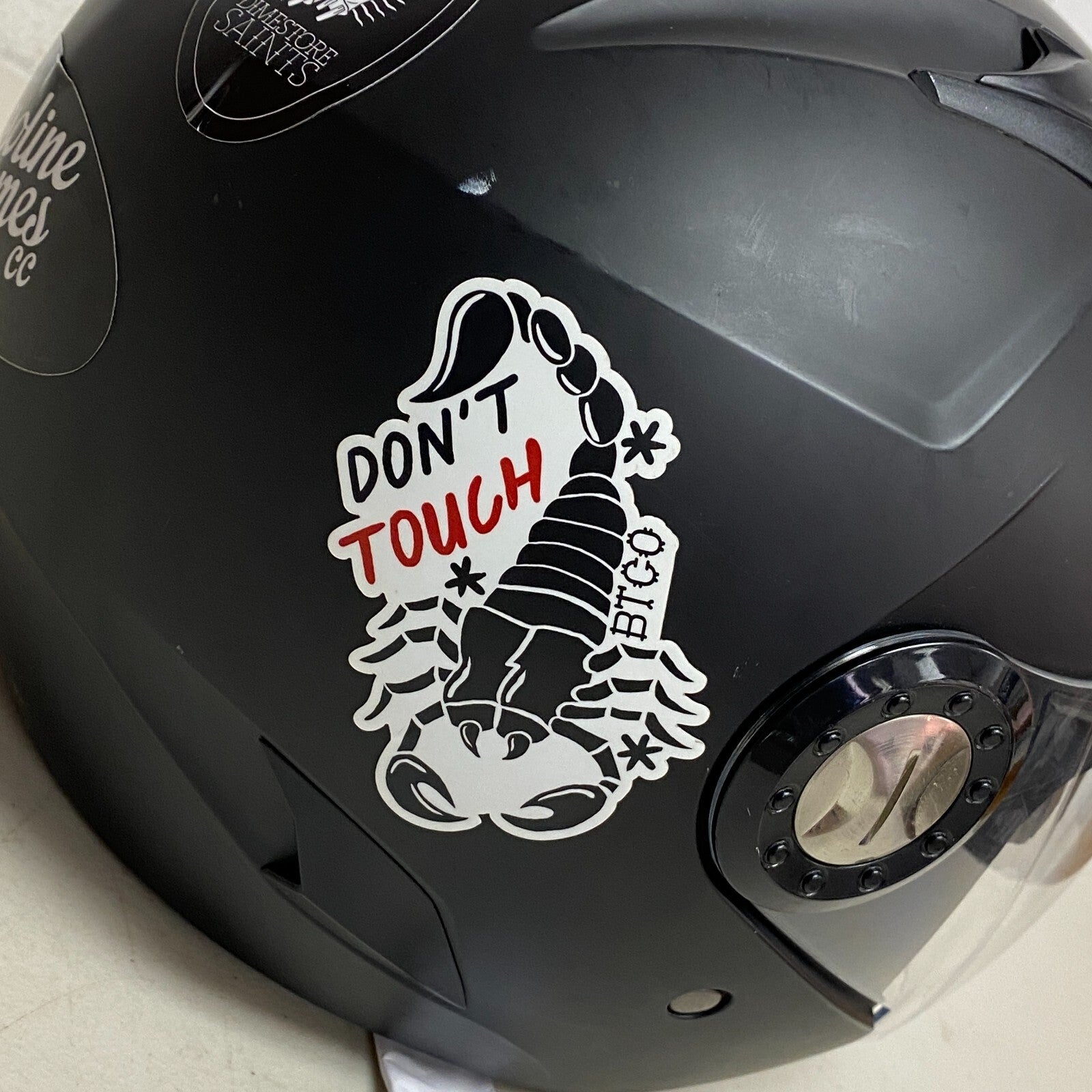 Indian Motorcycle Helmet w/Face Cover Size L Adjustable Under Shading cover Matt