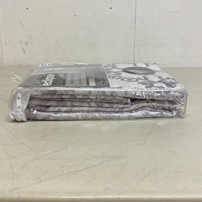 Eclipse Martina Medallion Absolute Zero 100% Blackout Curtain Panel  40 inx84 in