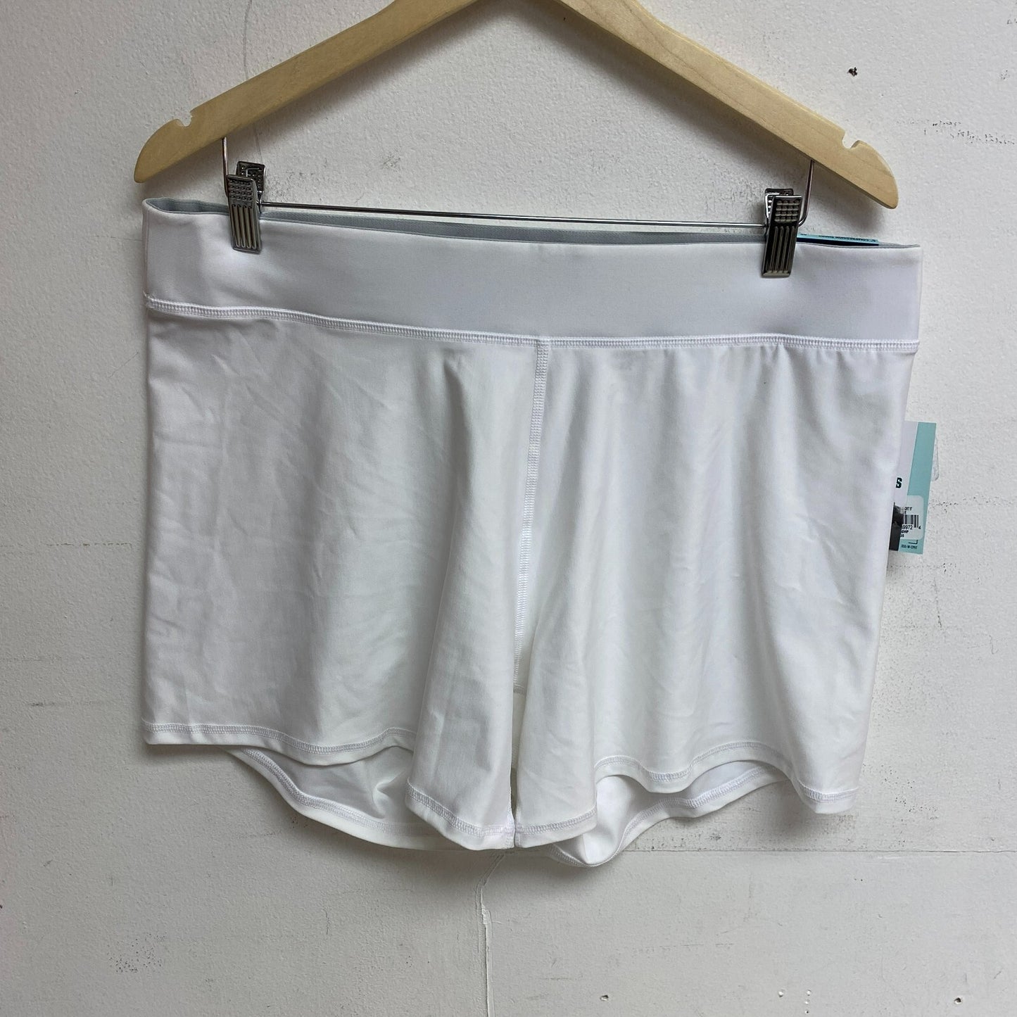 DSG Women's 5" Compression Short Pure White Solid Athletic Compressi DAW21500WP