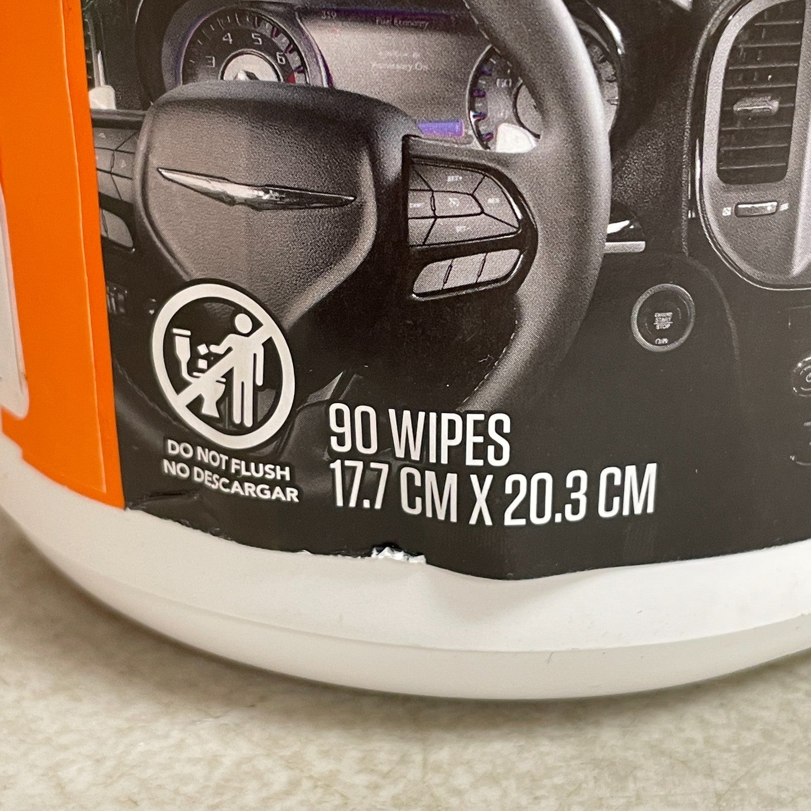 Armor All Original Protectant Wipes 90 Count Car Interior Vinyl Rubber Plastic