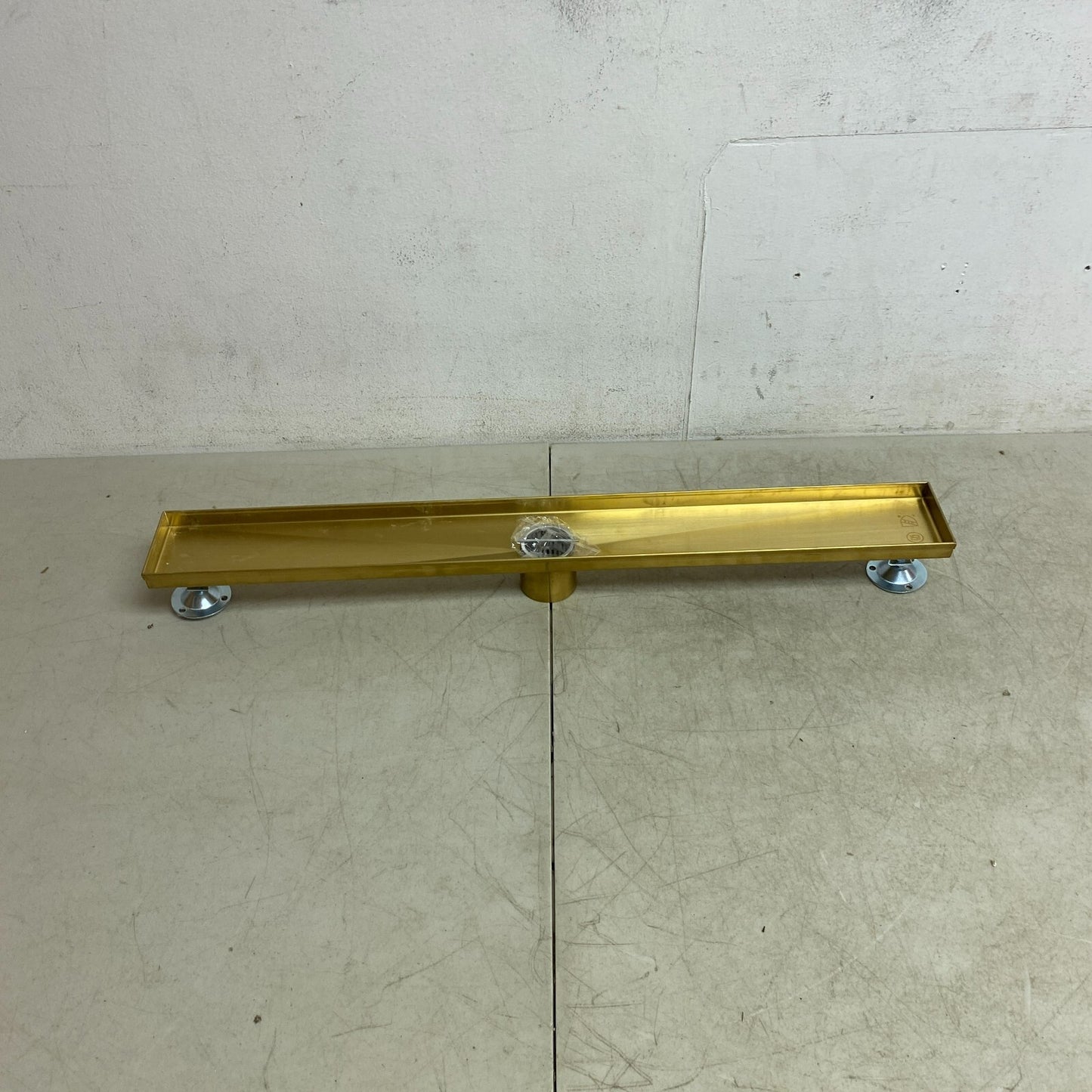Signature Hardware 28" Cohen Linear Tile-in Shower Drain - Brushed Gold
