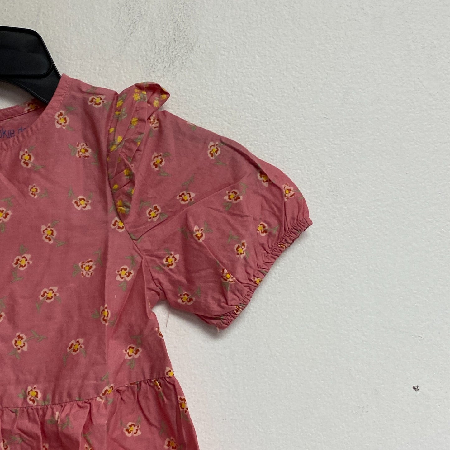 Okie Dokie Toddler Girls Short Balloon Sleeve A-line Dress Sz 4T Color: Bohemian