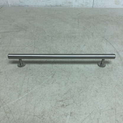Signature Hardware 10'' Diehl Adjustable Round Brass Drawer Pull Brushed Nickel