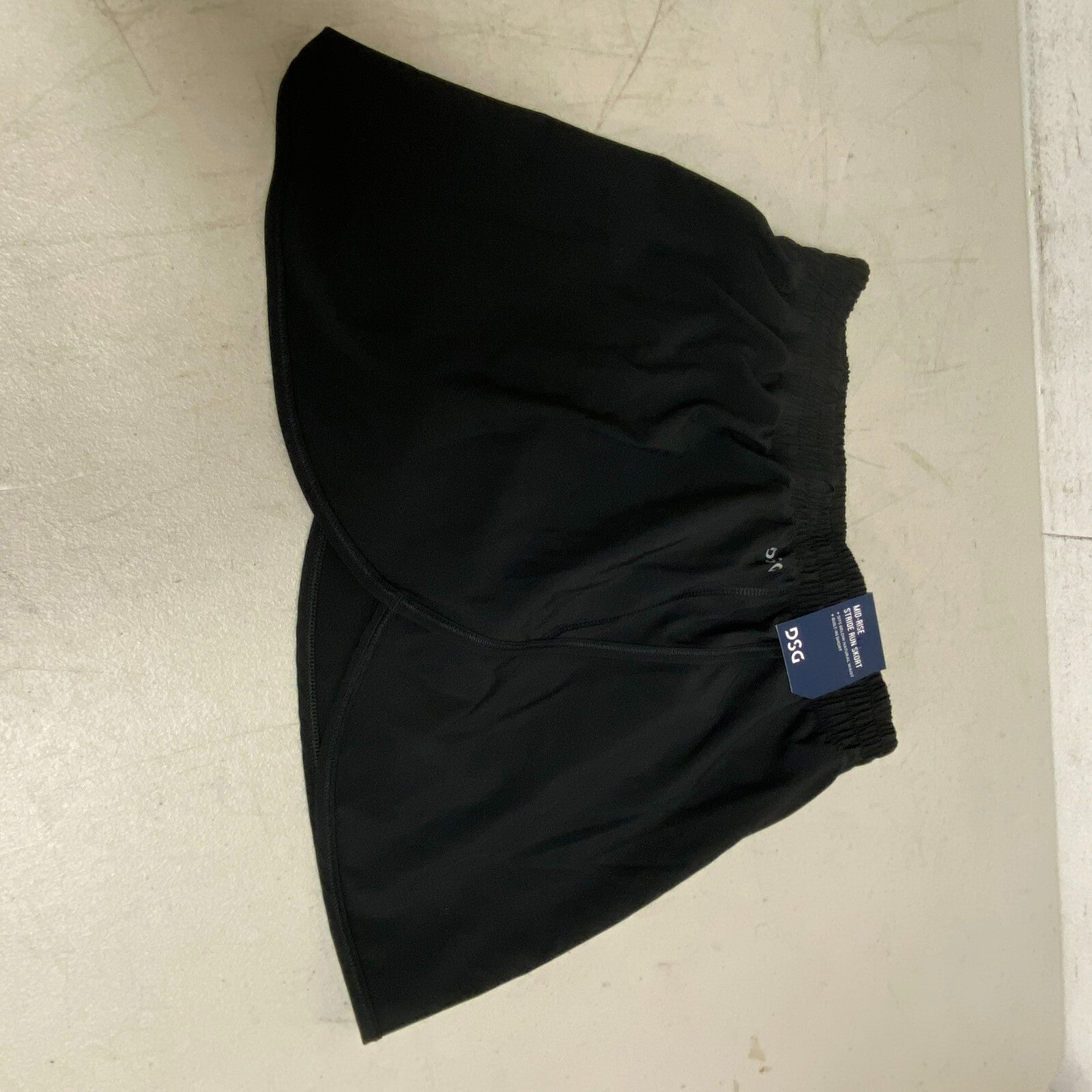 DSG Girls' Stride Skort Pure Black Solid Summer Stylish Trendy DAG13108