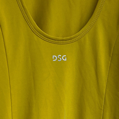 DSG Women's Flounce Dress Grounded Yellow DAW13328 BRAND NEW