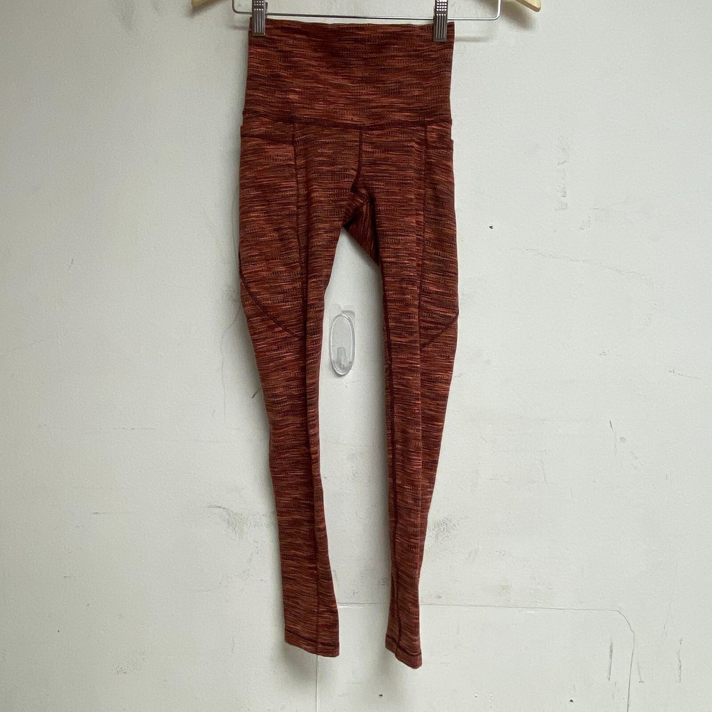 CALIA Women's Ultra High Rise Essential Jacquard 7/8 Legging Red Multi WAX32261