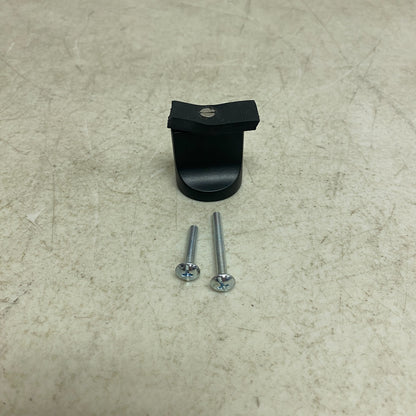 SIGNATURE HARDWARE PLESO SOLID BRASS ROUND CABINET KNOB BLACK