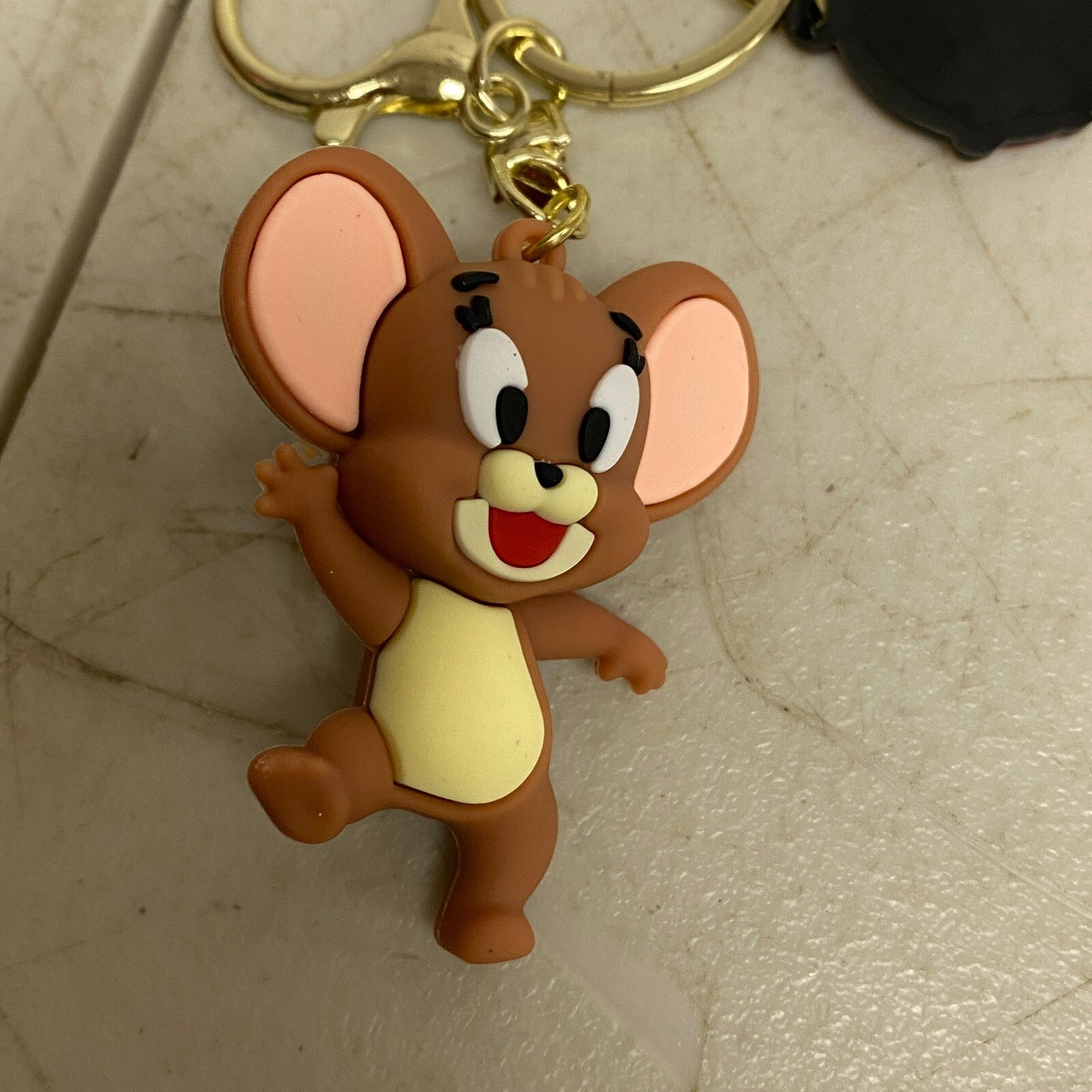 Assorted Silicone Tom And Jerry Keychain Jerry Accessory