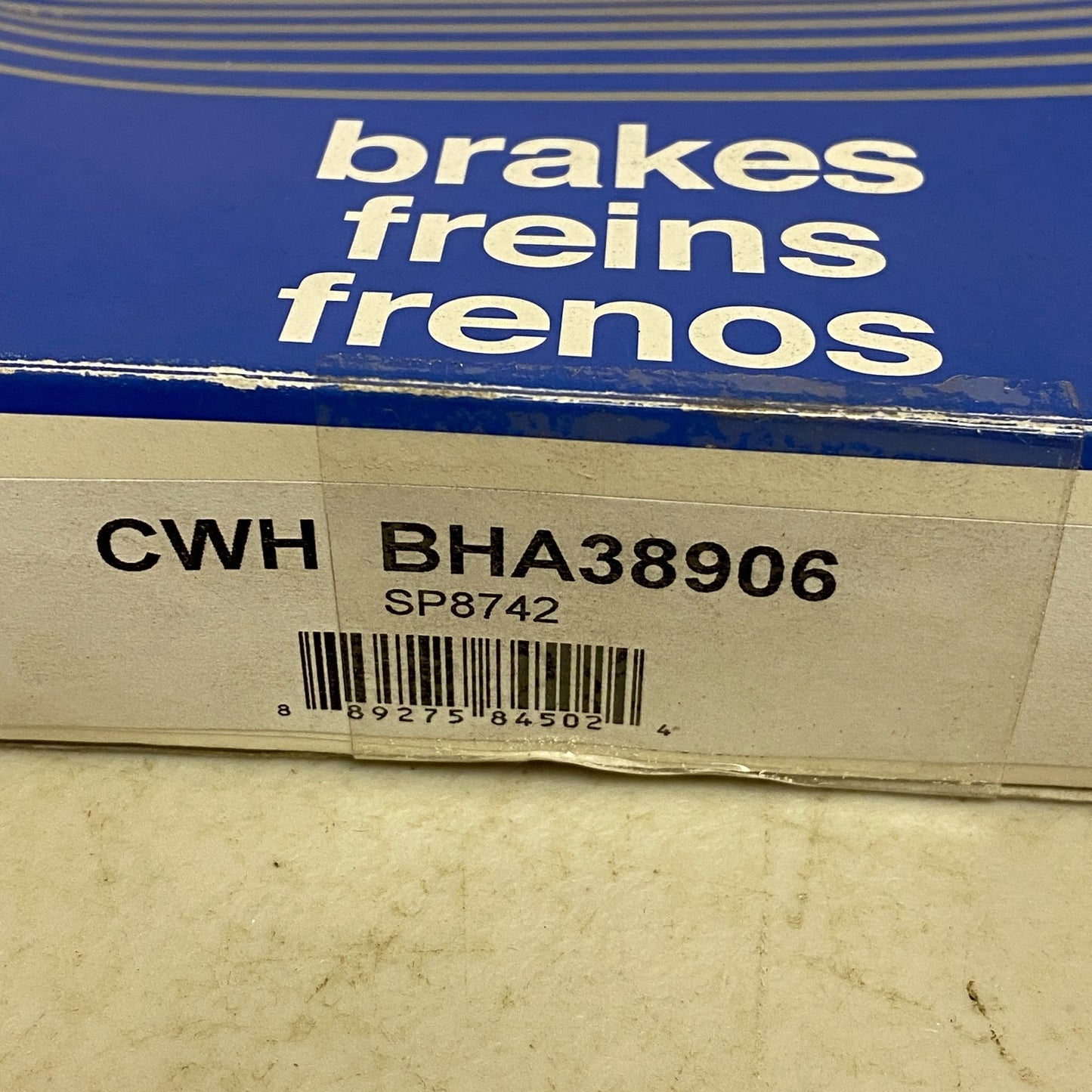 Carquest BHA38906 Brake Hose Assembly Right Side w/ Banjo Fitting & Washers