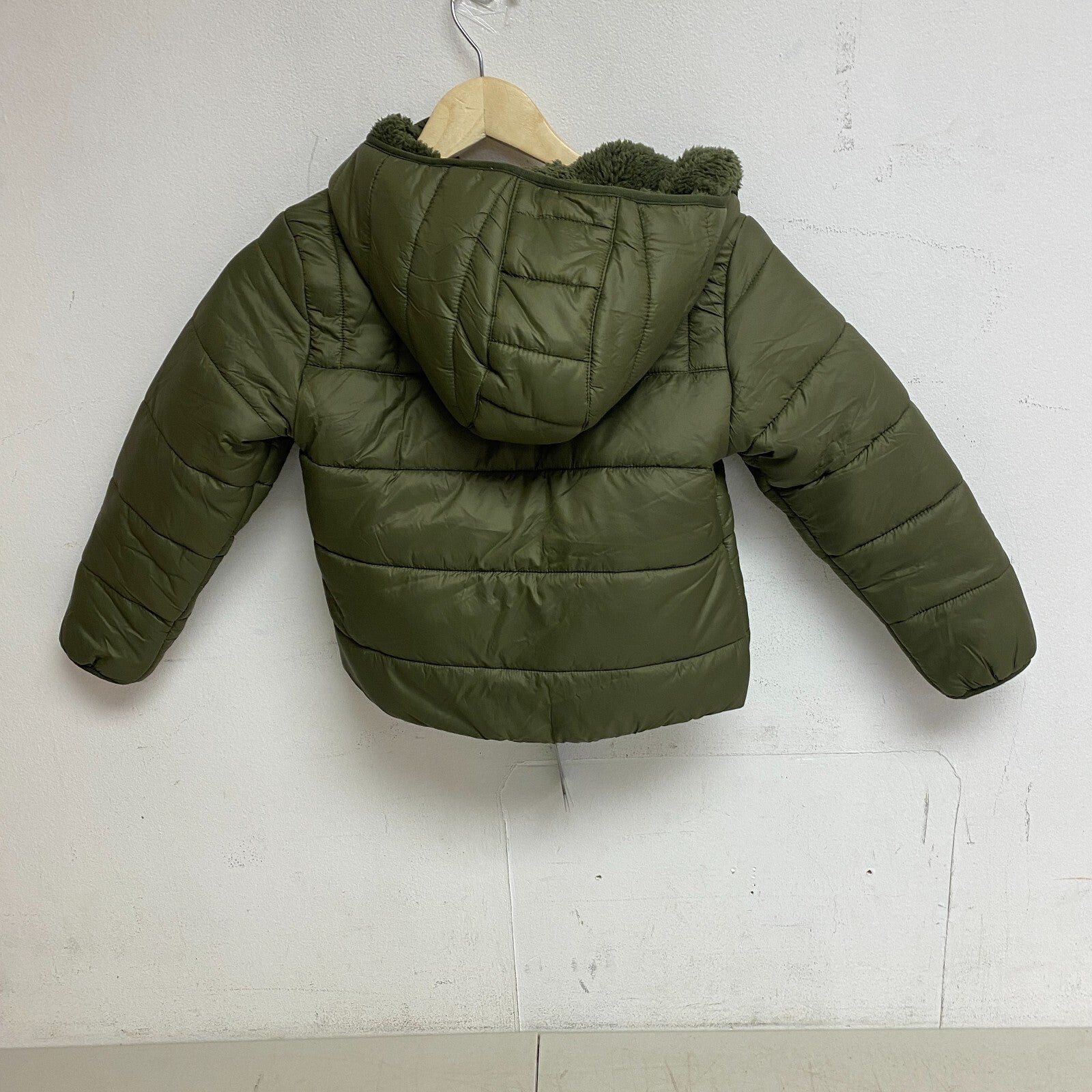 DSG Girls Winter Insulated Puffer Jacket Inky Olive Different Sizes DOG23501 New
