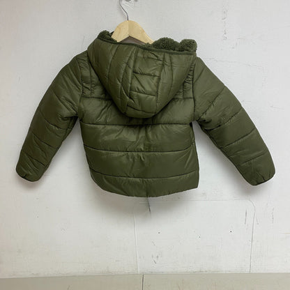 DSG Girls Winter Insulated Puffer Jacket Inky Olive Different Sizes DOG23501 New