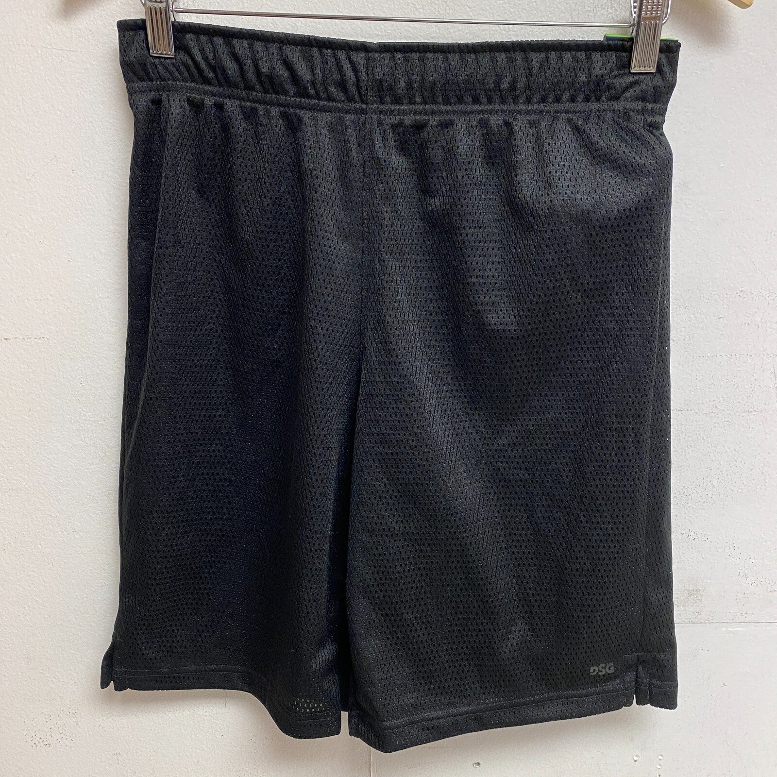 DSG Boys Training Pocketless Design Mesh Short Athletic Fit Pure Black DAB13108