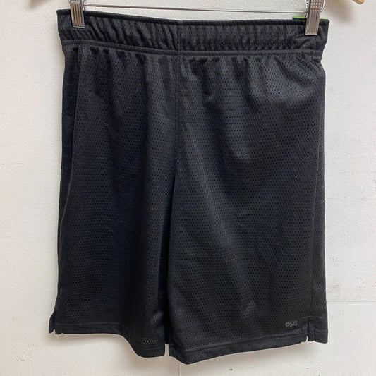 DSG Boys Training Pocketless Design Mesh Short Athletic Fit Pure Black DAB13108