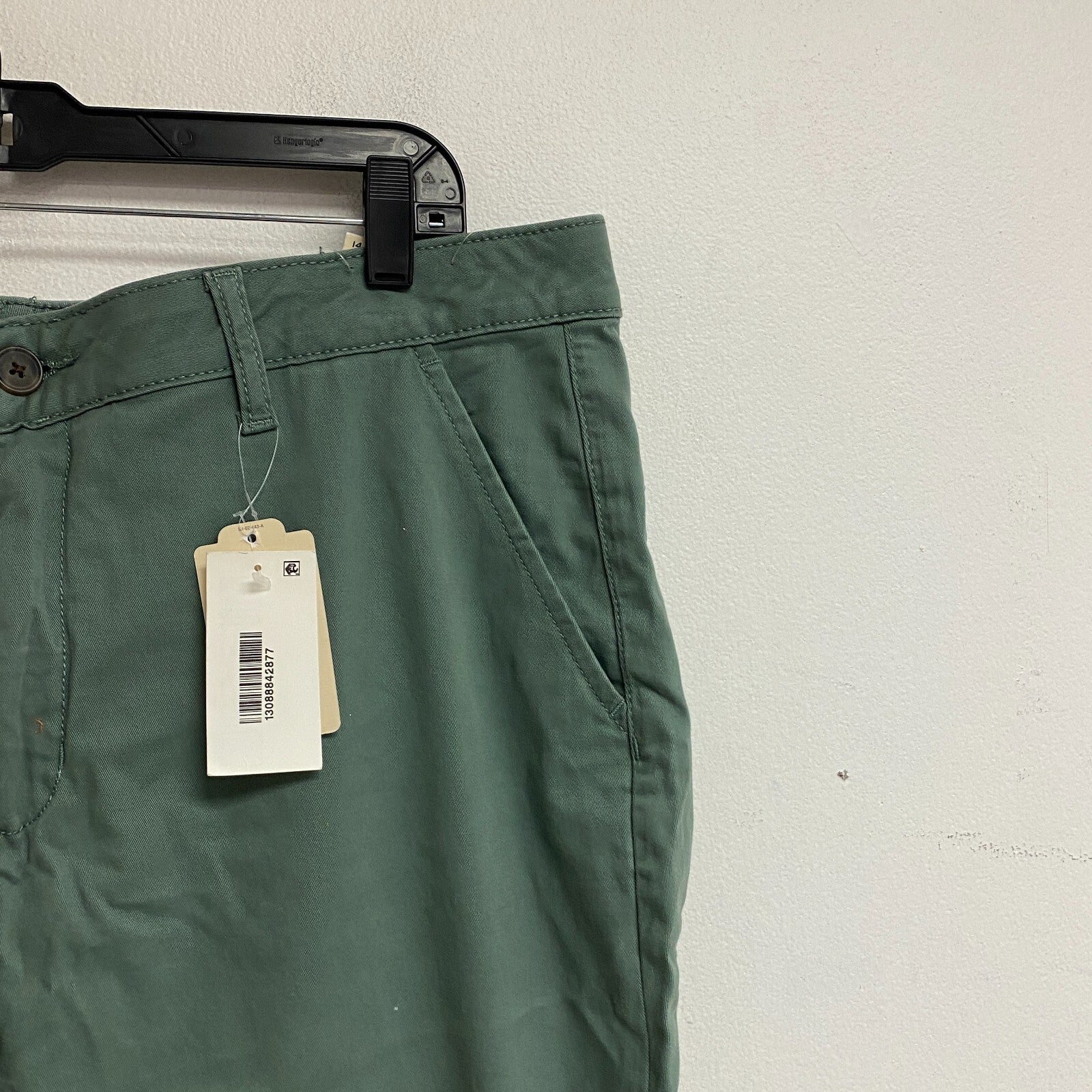 St. John's Bay Woman's Relaxed Fit Girl Pant Mid-Rise Easy Pants Size 16 Laurel