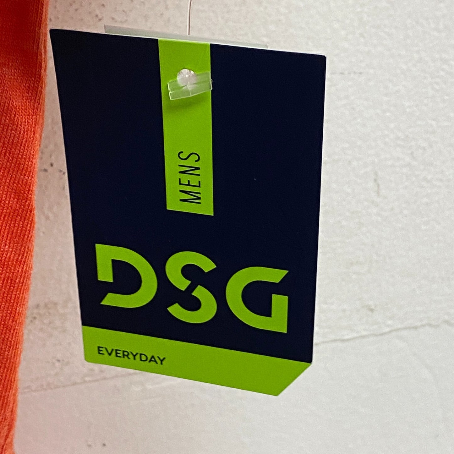 DSG Men's  HTR Cotton Basics Short Sleeve Tee Fresh Red Heather DAM11903H